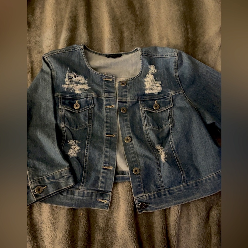 Cropped Jean jacket